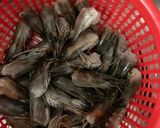 Hình bước làm 1 của món Canh khổ qua nhân chả tôm