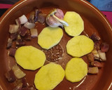 Foto del paso 3 de la receta: Arroz al horno con jamón y morcilla de arroz