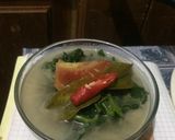Foto langkah ke 4 dari resep Bobor selada air(Selada air masak santan).