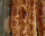 A picture of step 2 of Chocolate Baklava 😍.