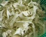 Hình bước làm 2 của món Bắp cải xào cà chua + trứng