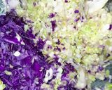 A picture of step 1 of Veg Manchurian fried Rice.