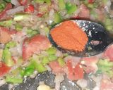 A picture of step 2 of Shakshuka..quick brunch😊.