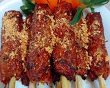 Hình bước làm 3 của món Nem lụi chay
