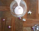 A picture of step 8 of Rose Almond Lassi.