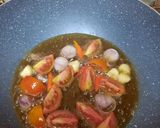 Foto langkah ke 3 dari resep Sambal ikan asap tumis daun ketela.