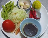 รูปขั้นตอนการทำที่ 1 ของ ส้มตำปลาร้า