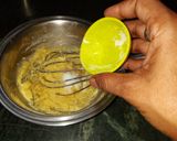 A picture of step 3 of Butterscotch rajbhog ice-cream chocolate cake.
