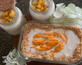 A picture of step 4 of Mango crumble😋.