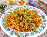 A picture of step 12 of Crispy Noodles Chaat.