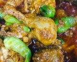 A picture of step 3 of Achar gosht.