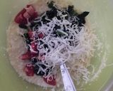 Foto langkah ke 3 dari resep Omelet Bayam Tahu.