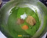 A picture of step 8 of Green Chickpea Curry / Cholia (Hariyali Chana Masala).