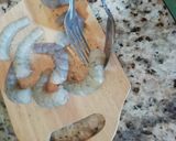 Foto del paso 2 de la receta: Camarones flameados con arroz