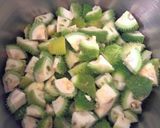 A picture of step 1 of Spiny gourd masala curry.