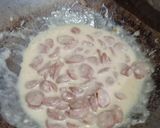 Foto langkah ke 7 dari resep Spaghetti Carbonara Sosis.