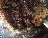 A picture of step 2 of Spleen fry goat.