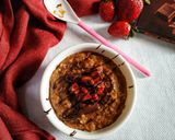 A picture of step 2 of Chocolate Strawberry Oatmeal.