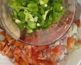 A picture of step 1 of Aloo sandwich.