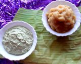 A picture of step 2 of Vetki machher patudi Betki fish patudi.
