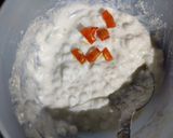 A picture of step 3 of Sabudana Raita.