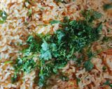 A picture of step 5 of Masala rice.