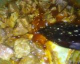 A picture of step 3 of Boneless beef karahi.