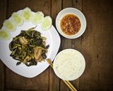 Hình bước làm 7 của món Dưa cải chua xào thịt ba rọi