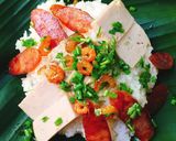 Hình bước làm 5 của món Xôi Mặn Cho Buổi Sáng