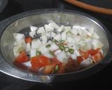 A picture of step 3 of Roasted chana chaat.
