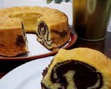 Foto langkah ke 6 dari resep Marmer Cake 4 Telur (Minimalis).