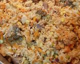 Foto del paso 2 de la receta: Arroz al horno con queso🧀👩‍🍳❤