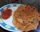 A picture of step 6 of Methi ke parathe.