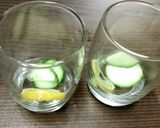 A picture of step 2 of Green zen blossom elixir.