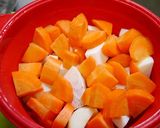 A picture of step 6 of Easy Kenchinjiru (Japanese Vegetable Soup) for Beginners.