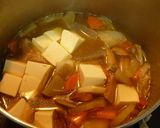 A picture of step 7 of Easy Kenchinjiru (Japanese Vegetable Soup) for Beginners.