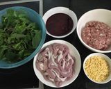 Hình bước làm 3 của món Lòng non dồi thịt sườn sụn nướng