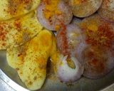A picture of step 1 of Onion potato pakore.