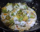 A picture of step 2 of Parwal Malai Curry.