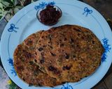 A picture of step 3 of Soya flour Thepla.