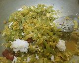 A picture of step 5 of Snake gourd poriyal fry.