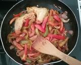 Une image de l'étape 2 de Sauté de Poivrons au Riz.