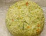Foto del paso 5 de la receta: Hamburguesas de arvejas y ciboulette 💚