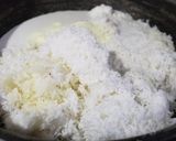 Hình bước làm 1 của món Bánh nướng nhân sữa dừa hạnh nhân