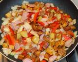 Foto del paso 2 de la receta Tortilla de papas con longanicillas de campo