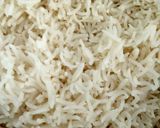 A picture of step 3 of Tiranga chawal.