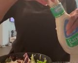 A picture of step 2 of Salmon Salad Protein.