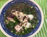 Hình bước làm 7 của món Canh mực nhồi thả miến dong