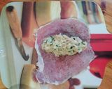 Zsemletöltelékes karajtekercs recept fázis 3 fotója