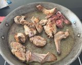 A picture of step 2 of Paella Rice with Rabbit.